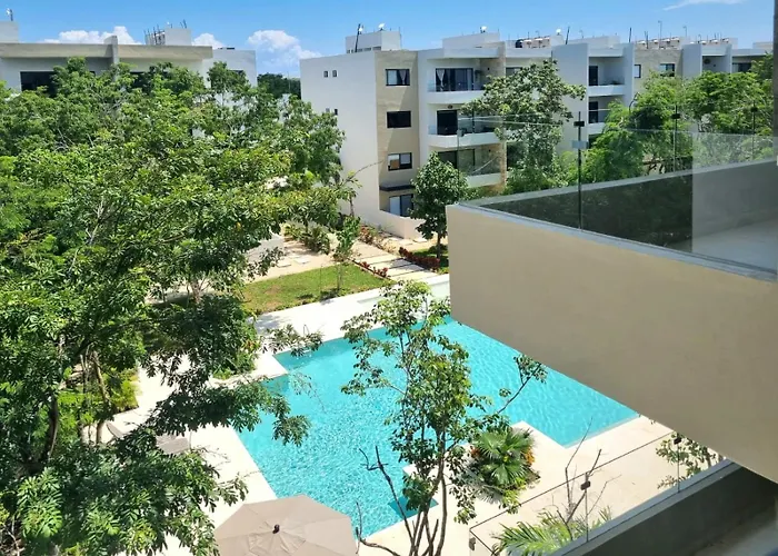 Departamento Con Piscina, En Zona Tranquila, A 12 Minutos De La Playa!